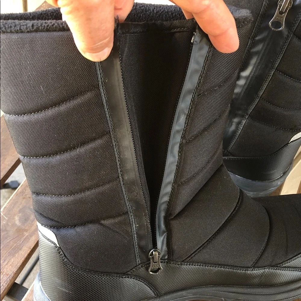 Men's Black Insulated Rain & Snow Boots